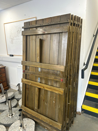 Wooden vintage 6x3 trestles - ft,