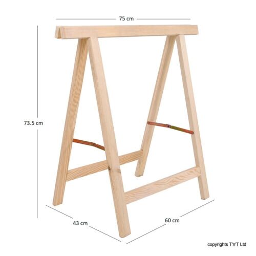 Wooden folding trestles max - folding, (max