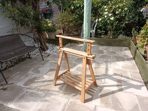 Wooden folding trestles max - wooden,