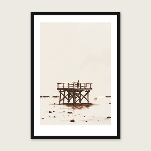 Ink wash wooden - ink,