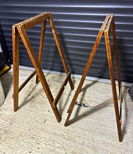 Pair foldable wooden - of,