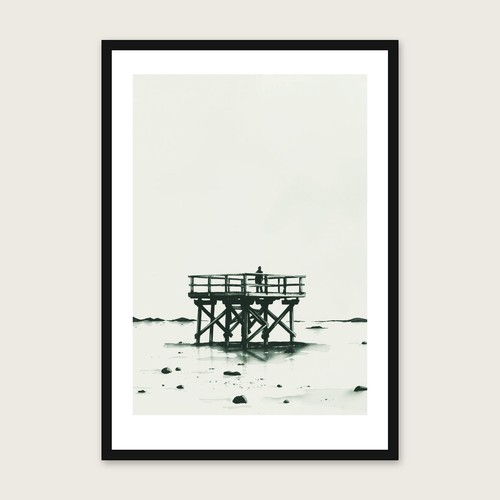 Ink wash wooden - ink,