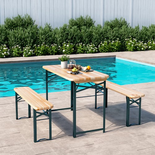 3pcs beer party - beer, bench
