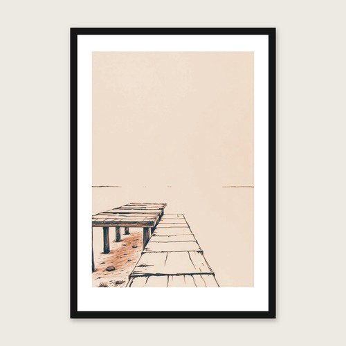 Charcoal wooden trestle - a,