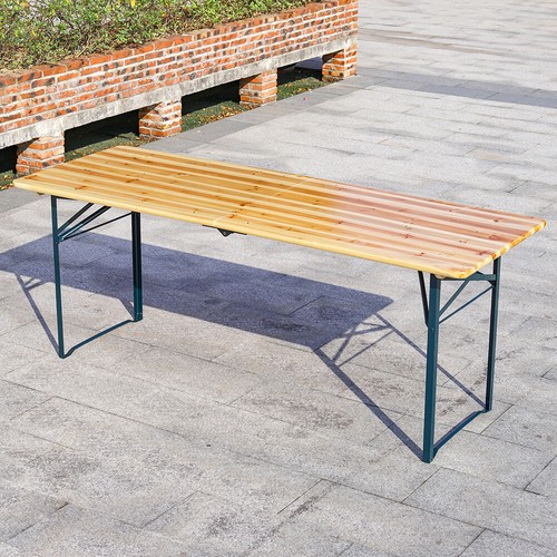 Long folding wooden - long, table