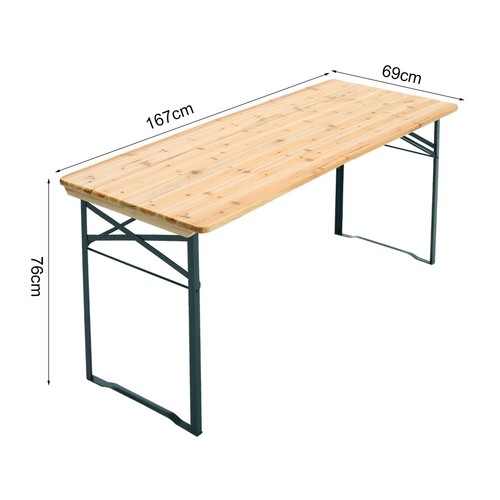 1xoutdoor wooden folding beer - folding,